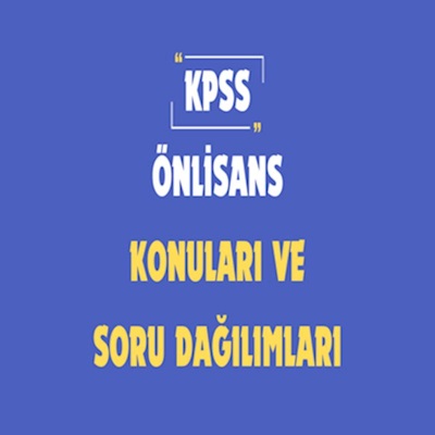 2025 KPSS Önlisans Konuları ve Soru Dağılımı